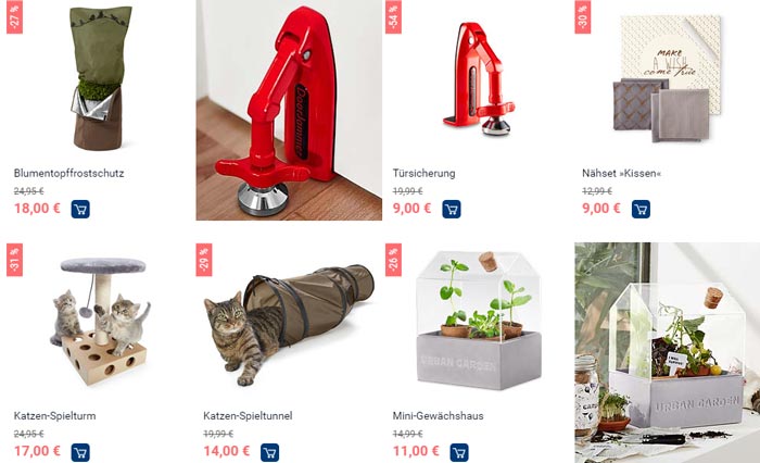 Tchibo Winter Sale Kategorie Wohnen