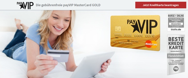 PayVIP Mastercard Gold