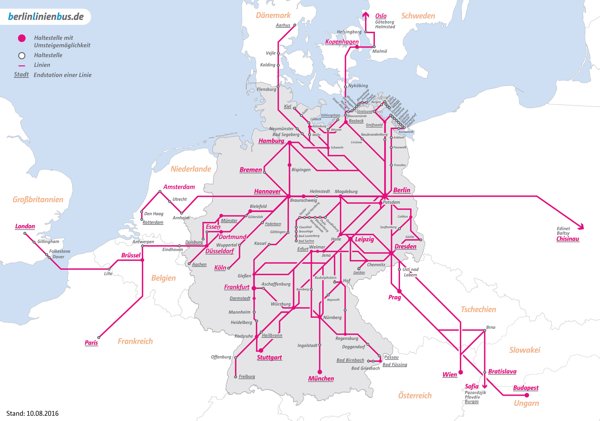 BerlinLinienBus Streckennetz
