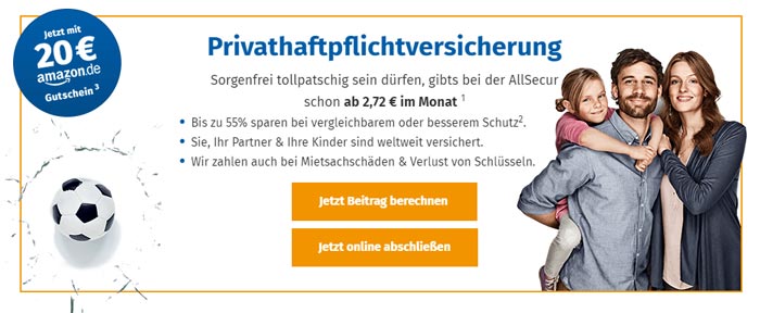 Allsecur Haftpflichtversicherung