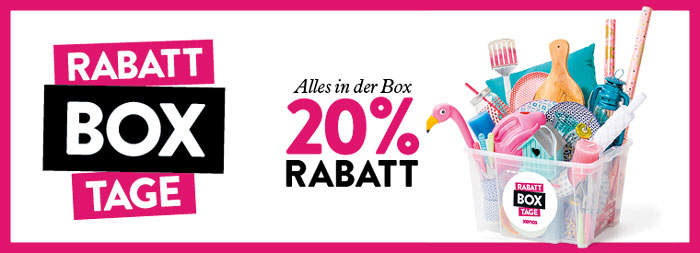Xenos Rabatt Box Tage