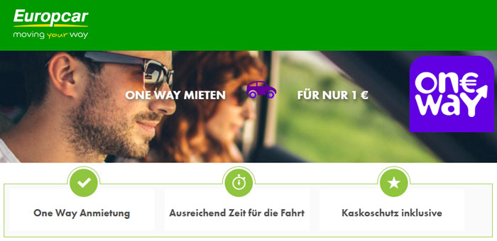 Europcar Überführungsfahrten