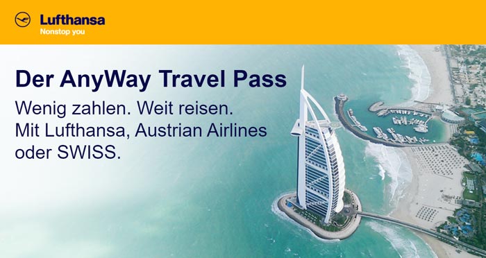 Lufthansa Anyway Travel Pass