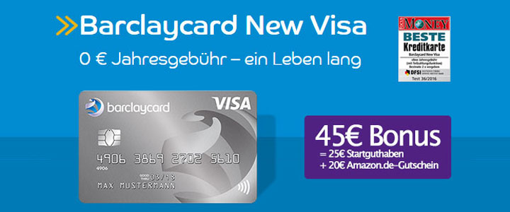 Barclaycard New Visa