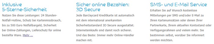 Barclaycard Sicherheit