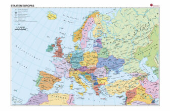 DUO Wandkarte Europa "Staaten Europas"