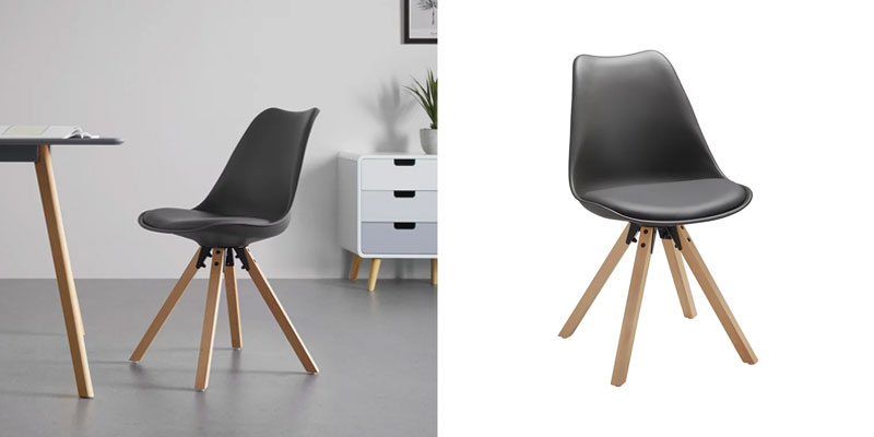 Stuhl Ricky im Retro-Chic