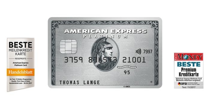 American Express Platinum Card Auszeichnungen