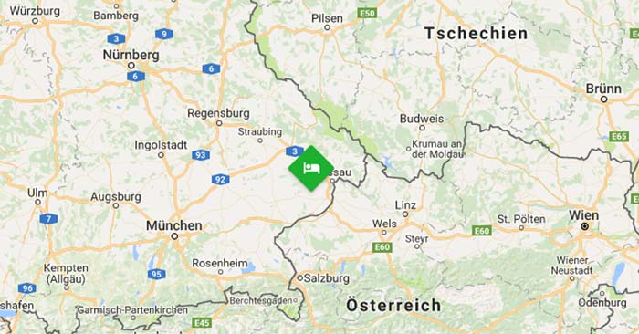 Fürstenhof Bad Griesbach Lage