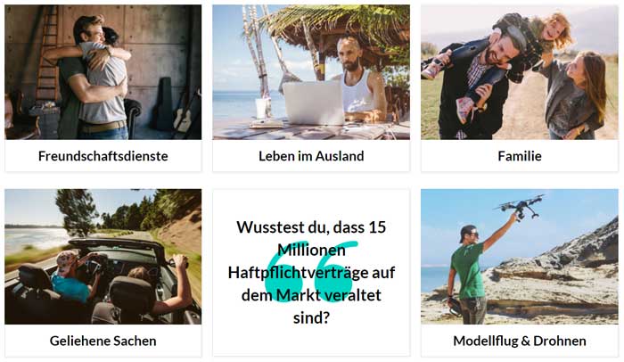 Leistungen Helden.de Haftpflichtversicherung