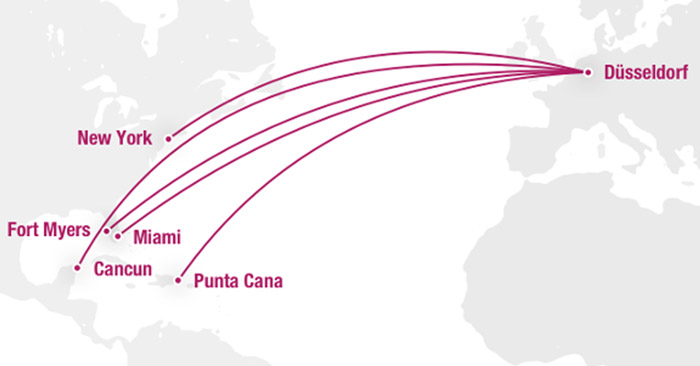 Eurowings Bizclass Strecken