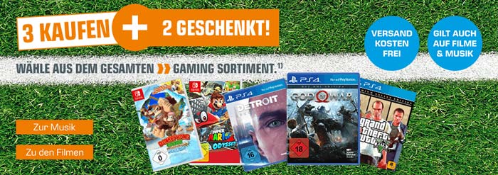 Saturn 3 kaufen + 2 geschenkt - Games Schnäppchen