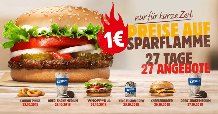 Burger King Preise auf Sparflamme
