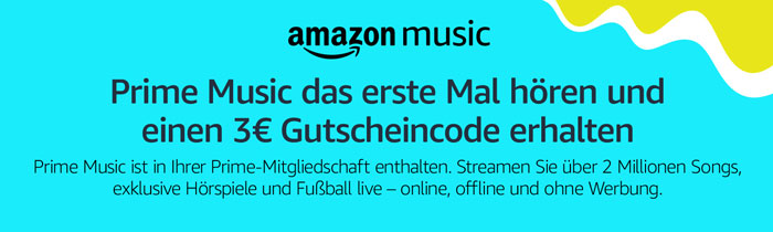 Prime Music Gutschein