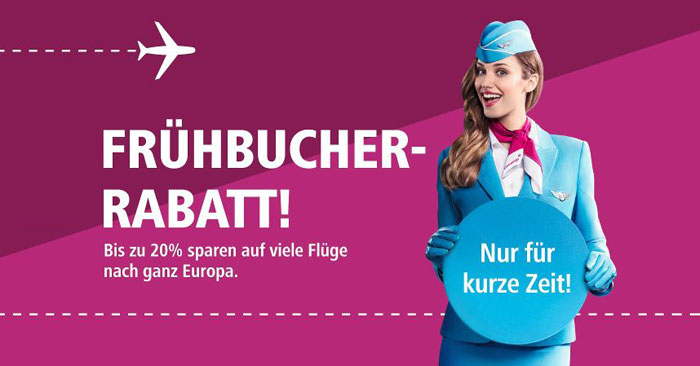 Eurowings Frühbucher Rabatt