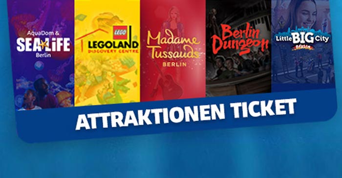 4 Attraktionen Ticket Berlin