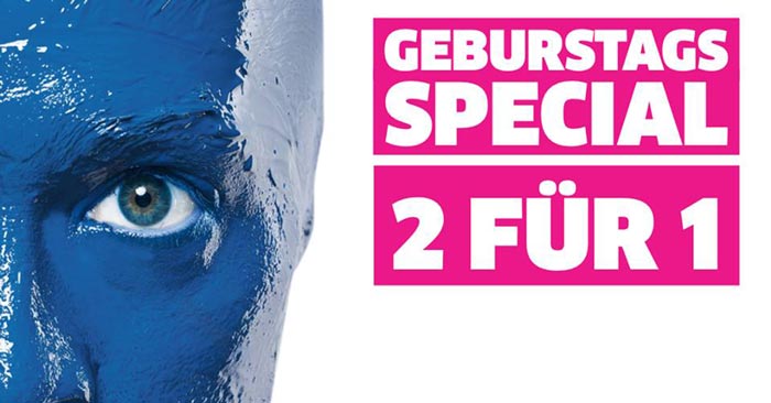 Blue Man Group Gutschein