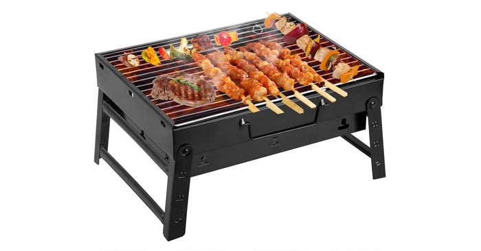 Tragbarer Klappgrill