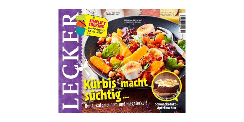 Jahresabo Kochzeitschrift Lecker