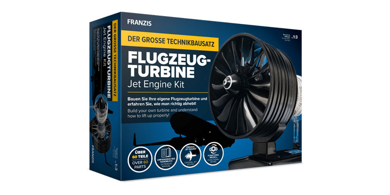 Flugzeugturbine Technikbausatz