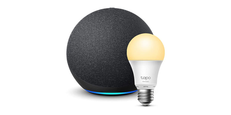 Amazon Echo 4 + Tapo LED Lampe