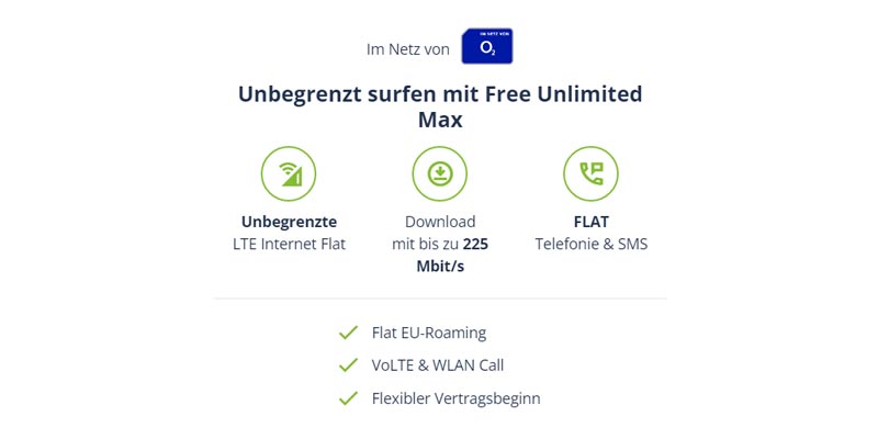 freenet Telefonica Free Unlimited Max