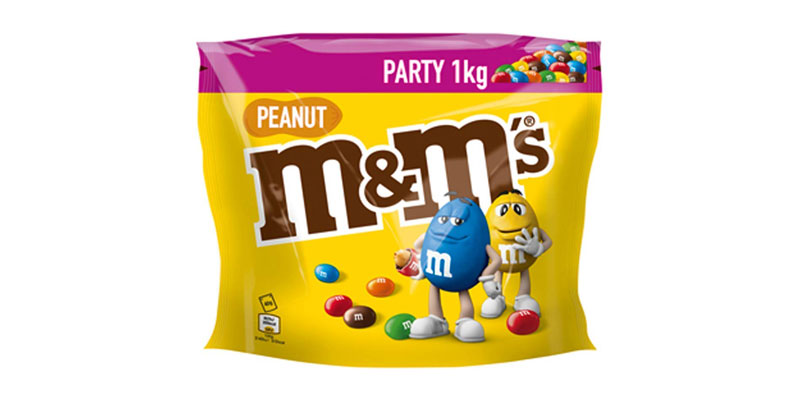 M&Ms Peanut Schokolinsen