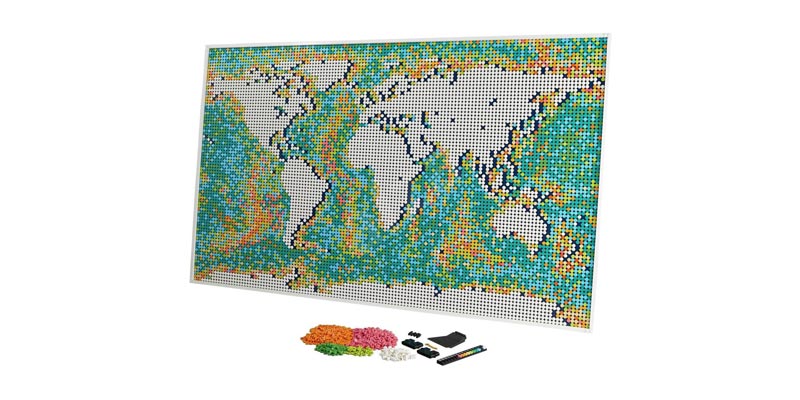 LEGO Art Weltkarte