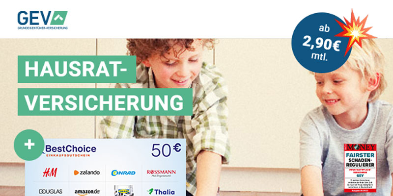 GEV Hausratversicherung