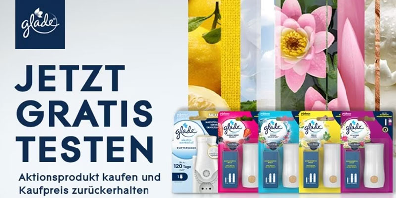 Glade Cashback Aktion