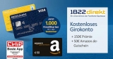 1822direkt Girokonto + 50€ Amazon Gutschein + 150€ Startguthaben