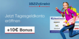 1822direkt Tagesgeldkonto mit 3,6% Zinsen p.a. + 10€ BestChoice-/Amazon Gutschein