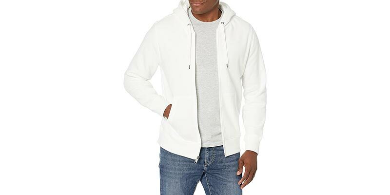 Amazon Essentials Herren Fleece-Sweatshirt mit Reißverschluss für 16,79€