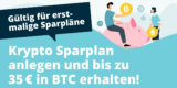 Bison Sparplan Bonus: 35€ Prämie in Bitcoin für erstmaligen Sparplan