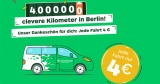 CleverShuttle Aktion: Jede Fahrt in Berlin nur 4€ [bis 09.03. um 9 Uhr]