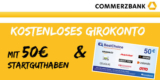 Commerzbank: 50€ Girokonto Startguthaben + 50€ BestChoice-/Amazon Gutschein