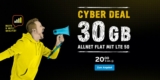 Congstar Allnet Flat M (30 GB LTE + Allnet Flat) für 18€/Monat [Cyber Week]