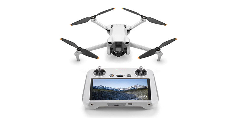 DJI Mini 3 Drohne + DJI RC Fernsteuerung mit Monitor für 499€