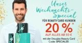 Douglas: 20% Gutschein für Beauty-Card-Kunden (kostenlose Anmeldung)
