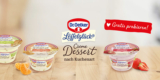 Dr. Oetker Löffelglück Creme Dessert kostenlos testen