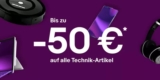 eBay Black Friday: 15€, 30€ oder 50€ Gutschein ab 250€, 500€ bzw. 650€ MBW für Elektronikartikel