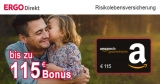 Ergo Direkt Risikolebensversicherung ab 2,75€/Monat + 115€ Amazon Gutschein