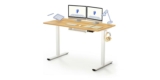 FlexiSpot Basic Plus Schreibtisch inkl. Tischplatte (elektrisch höhenverstellbar) für 179,99€