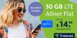 freenet Telefonica Allnet 50 GB Tarif + Allnet-Flat für 14,99€/Monat