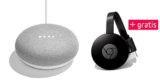 Tink Bundle: Google Home Mini + Google Chromecast für 54€