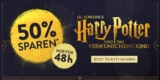 Harry Potter Jubiläumssale: 50% Rabatt auf diverse Tickets