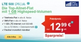 HelloMobil LTE 500 Special Tarif (Allnet-Flat + 1 GB Internet) für 12,99€/Monat