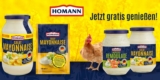 Homann Cashback Aktion – Salat-Mayonnaise oder Würzige Remoulade gratis testen