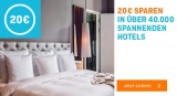 20€ Hotel.de Gutschein ab 120€ Mindestbestellwert!