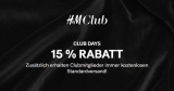 H&M Club Days: 15% Rabatt + gratis Versand (kostenlose Anmeldung)